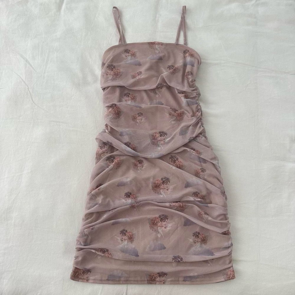 Mesh Mini Dress